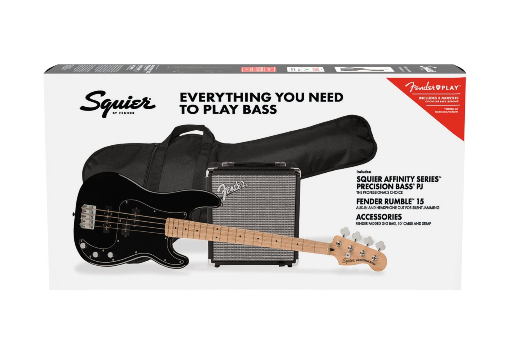 Fender AFFINITY SERIES™ PRECISION BASS® PJ PACK