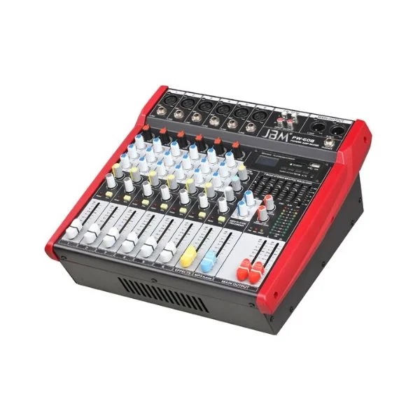 Achetez Table de Mixage Amplifiée JBM PW608 - Moins cher