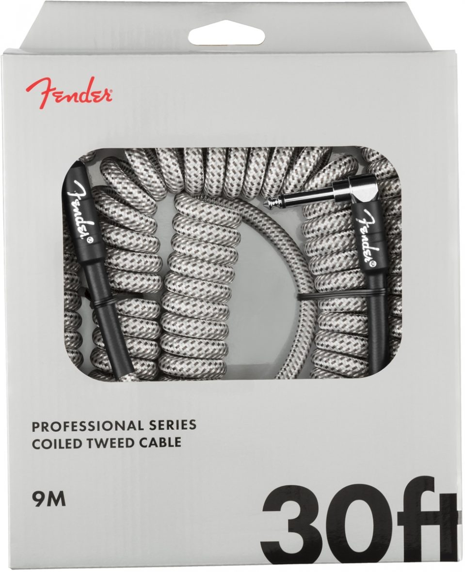 Câble spiralé Fender Tweed “Professional Series” – 30FT (9m)