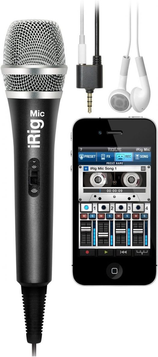 Micro pour iPhone – iPad et Android – iRig Mic – IK Multimedia